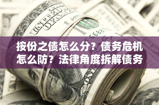 济南按份之债怎么分？债务危机怎么防？法律角度拆解债务分配与风险自保指南