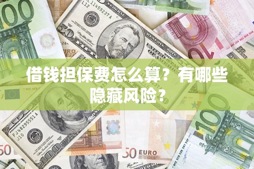 济南借钱担保费怎么算？有哪些隐藏风险？