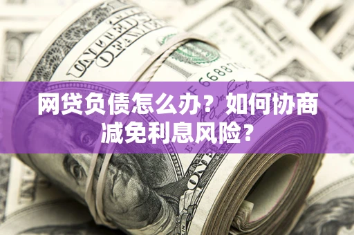 济南网贷负债怎么办？如何协商减免利息风险？