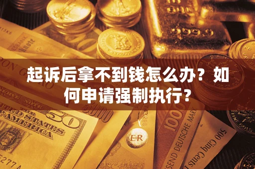 济南起诉后拿不到钱怎么办？如何申请强制执行？