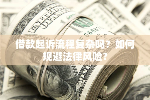济南借款起诉流程复杂吗？如何规避法律风险？