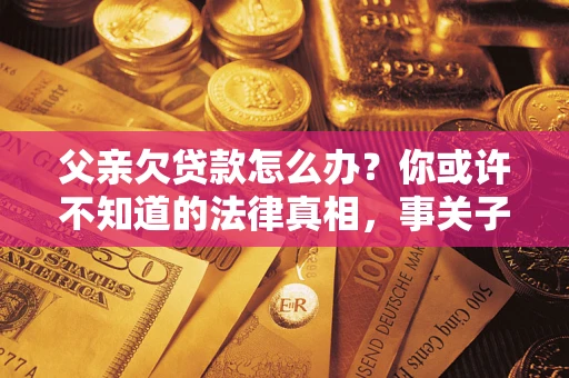 济南父亲欠贷款怎么办？你或许不知道的法律真相，事关子女未来
