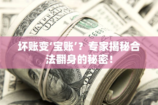 济南坏账变‘宝账’？专家揭秘合法翻身的秘密！