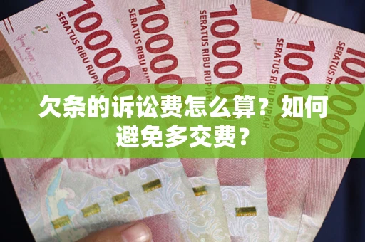 济南欠条的诉讼费怎么算？如何避免多交费？