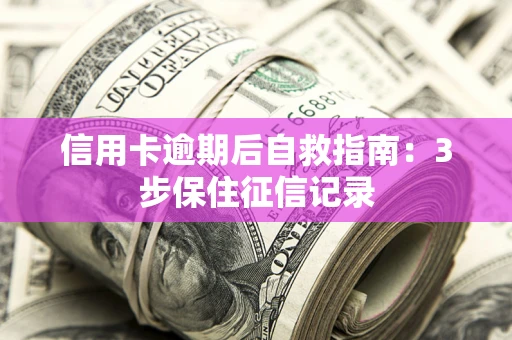 济南信用卡逾期后自救指南：3步保住征信记录