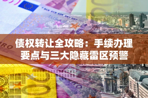 济南债权转让全攻略：手续办理要点与三大隐藏雷区预警