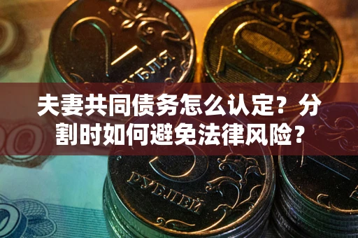 济南夫妻共同债务怎么认定？分割时如何避免法律风险？